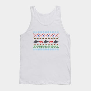 Teen Wolf Ugly Holiday Sweater Tank Top